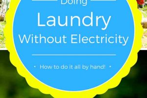 Doing Laundry Without Electricity - How to do it all by hand!