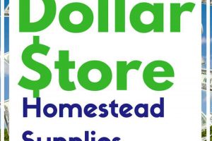 Dollar Store Homestead Supplies - how you can save money on your homesteading supplies at the Dollar Stores.