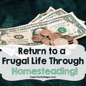 Return to a Frugal Life Through Homesteading! | By ImperfectlyHappy.com