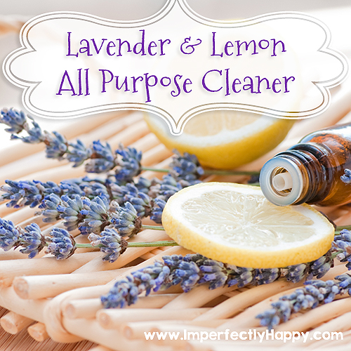 DIY Lavender and Lemon Cleaner