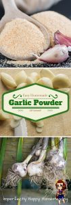 Easy to Make Homemade Garlic Powder - all natural!