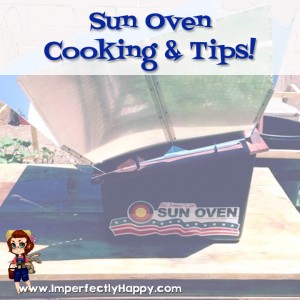 Sun Oven Cook & Tips! Recipes and helpful hints for using your All American Sun Oven. |ImperfectlyHappy.com