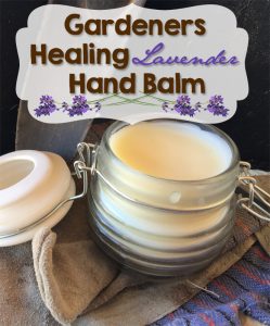 Gardeners Hand Balm - healing, all natural with lavender. Not just for gardeners! | ImperfectlyHappy.com