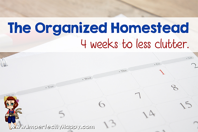 4 Weeks to Less Clutter