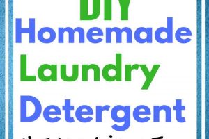 Homemade Laundry Detergent. Easy to make soap that can be used in HE and traditional machines. Save money with this DIY detergent!