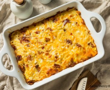 Breakfast Casserole with Bacon and Hash Browns