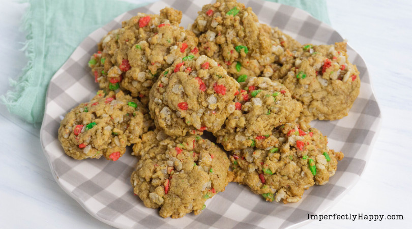 Rice Krispies Cookie Recipe The Imperfectly Happy Home