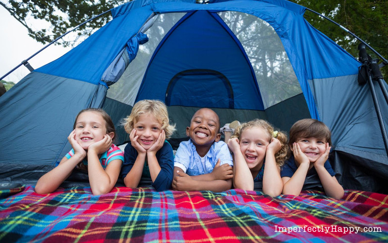 Backyard Camping Tips for Families - the Imperfectly Happy ...