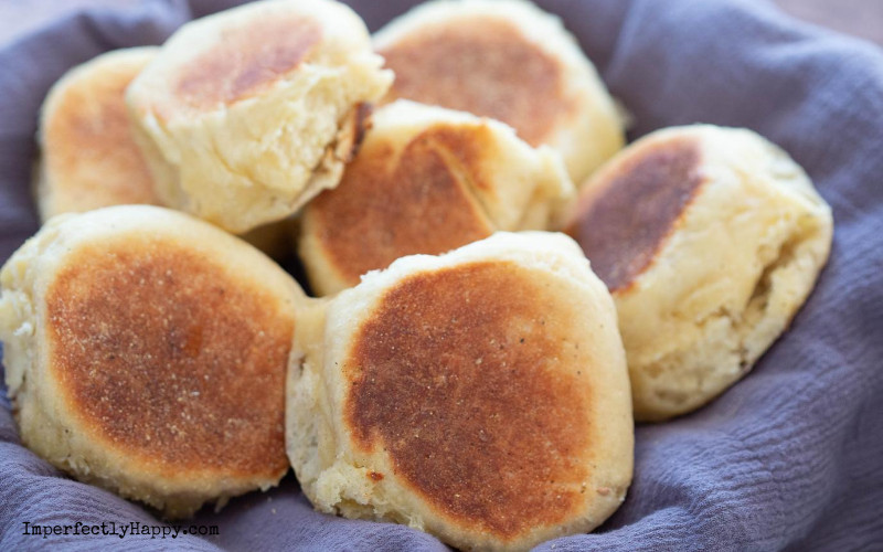 Classic homemade English muffin recipe
