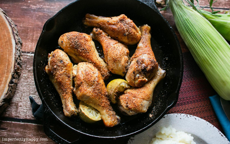 Recipe for crispy baked chicken legs drumsticks