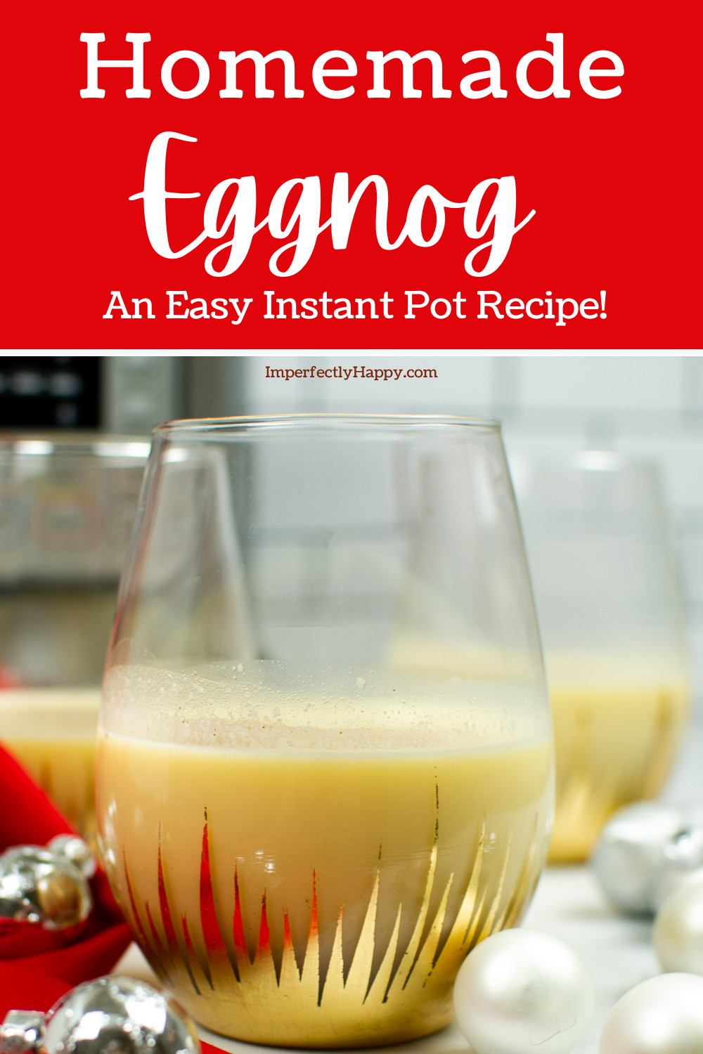 Homemade Eggnog Recipe Pin