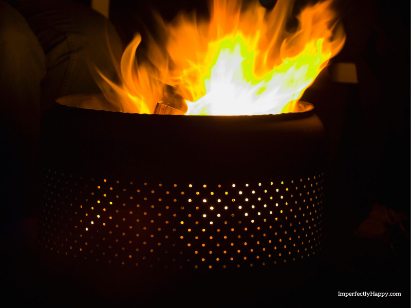 Fire pit ideas - diy fire pit with flames.
