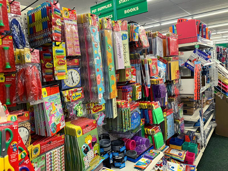 what to buy at the dollar store - classroom supplies
