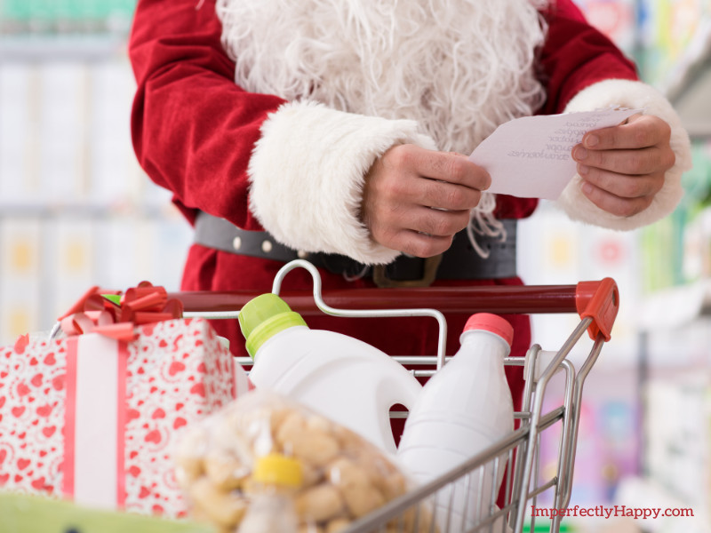 Stock up in December Santa Clause Shopping 