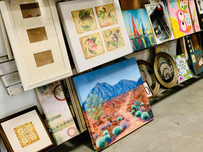 Best Things to Buy at a Thrift Store - art
