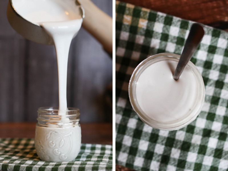 homemade marshmallow cream or creme (fluff)