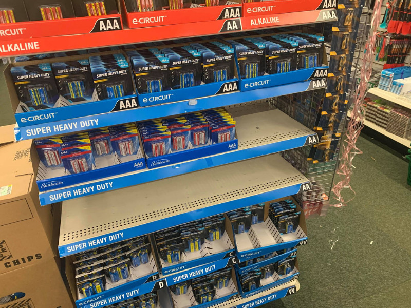 Prepping Items to Buy at the Dollar Store batteries