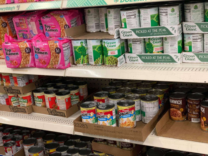 Prepping Items to Buy at the Dollar Store - canned foods