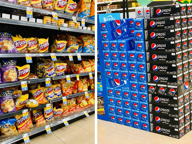 Stock up in March - Snacks and Soda